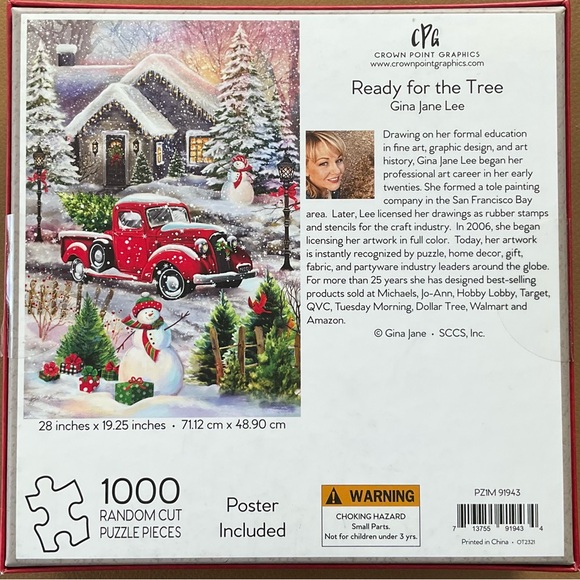 Crown Point Graphics “Ready for the Tree” 1000 piece puzzle - Picture 2 of 4